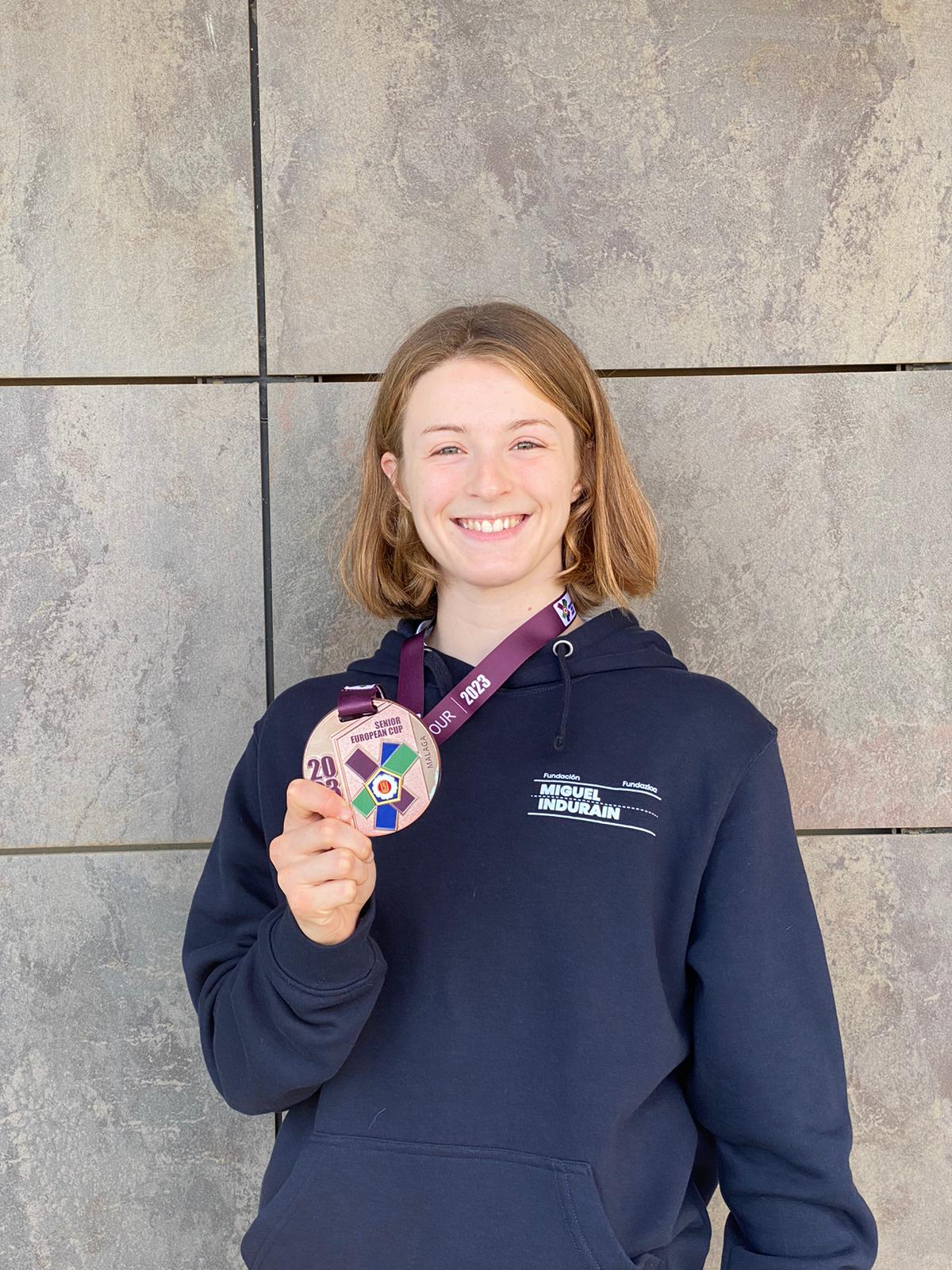 Participación de Paula BEORLEGUI en la European Cup Senior de Málaga